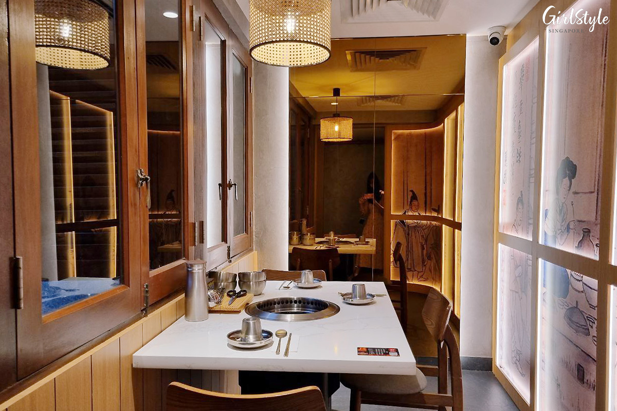 OMMA Korean Charcoal BBQ Interior