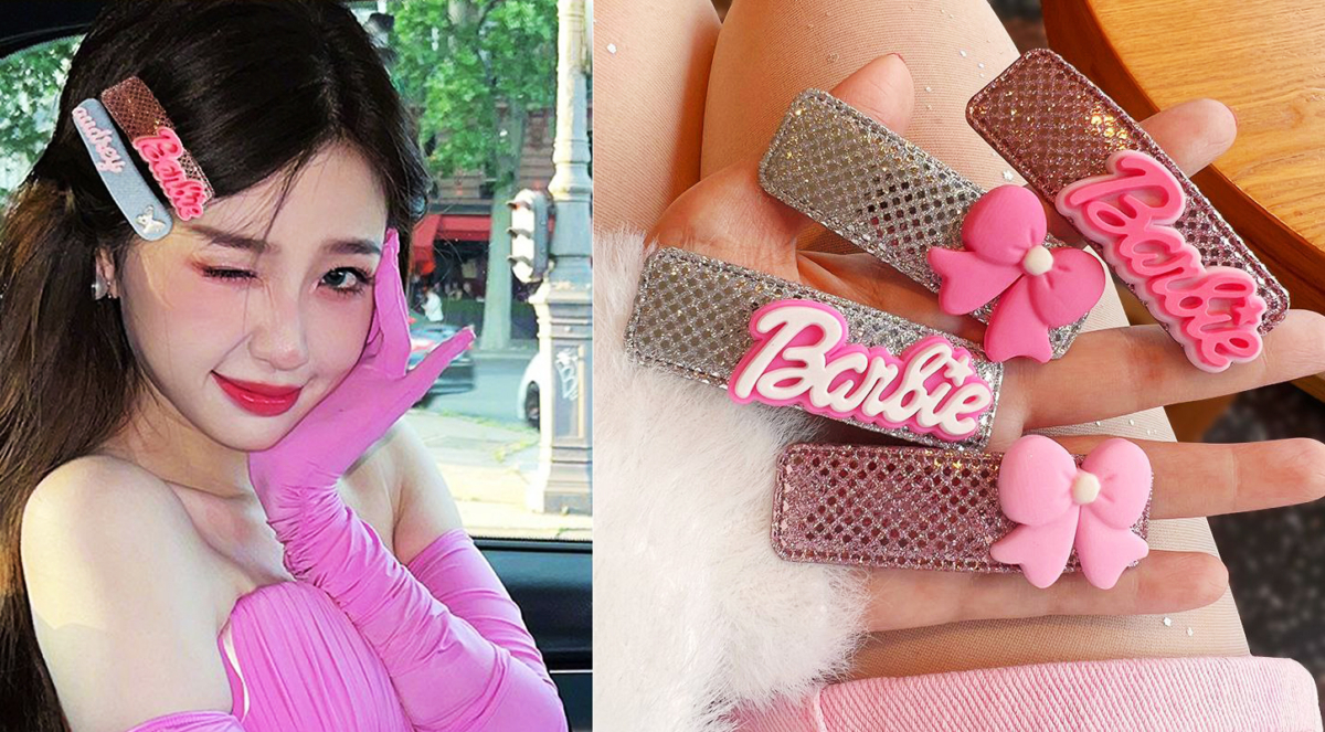Barbie Metallic Barettes
