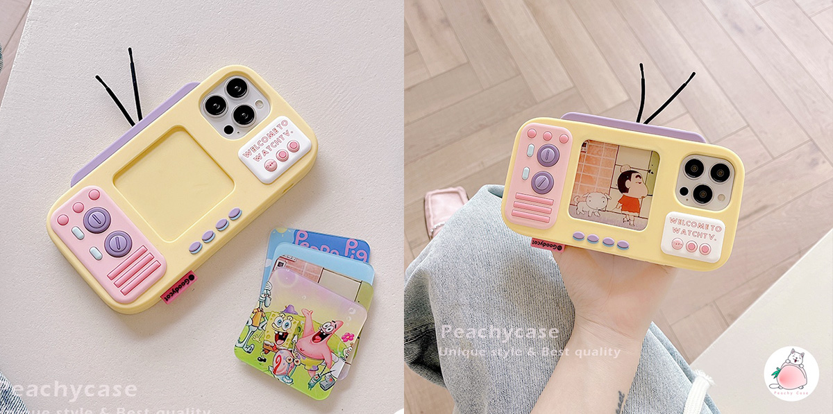 Swappable TV Slot Phone Case