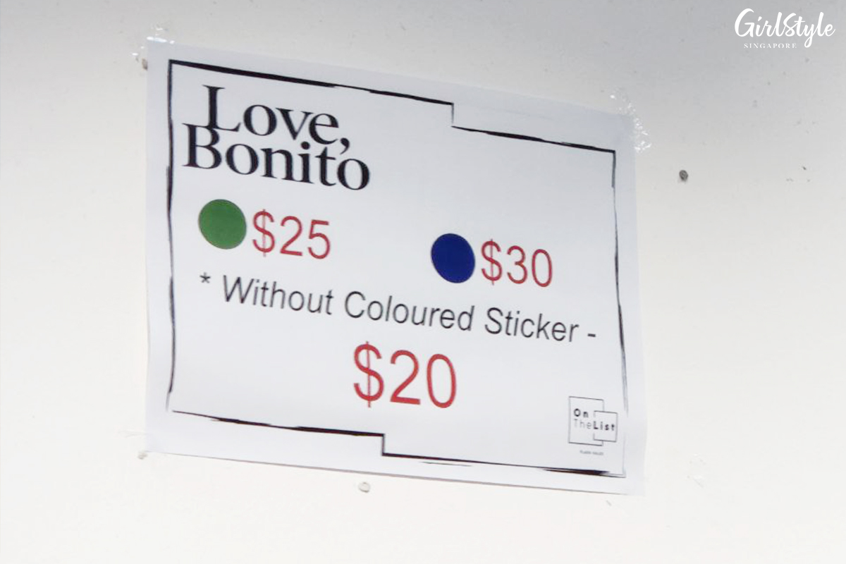 Love, Bonito Flash Sale Pricing Guide