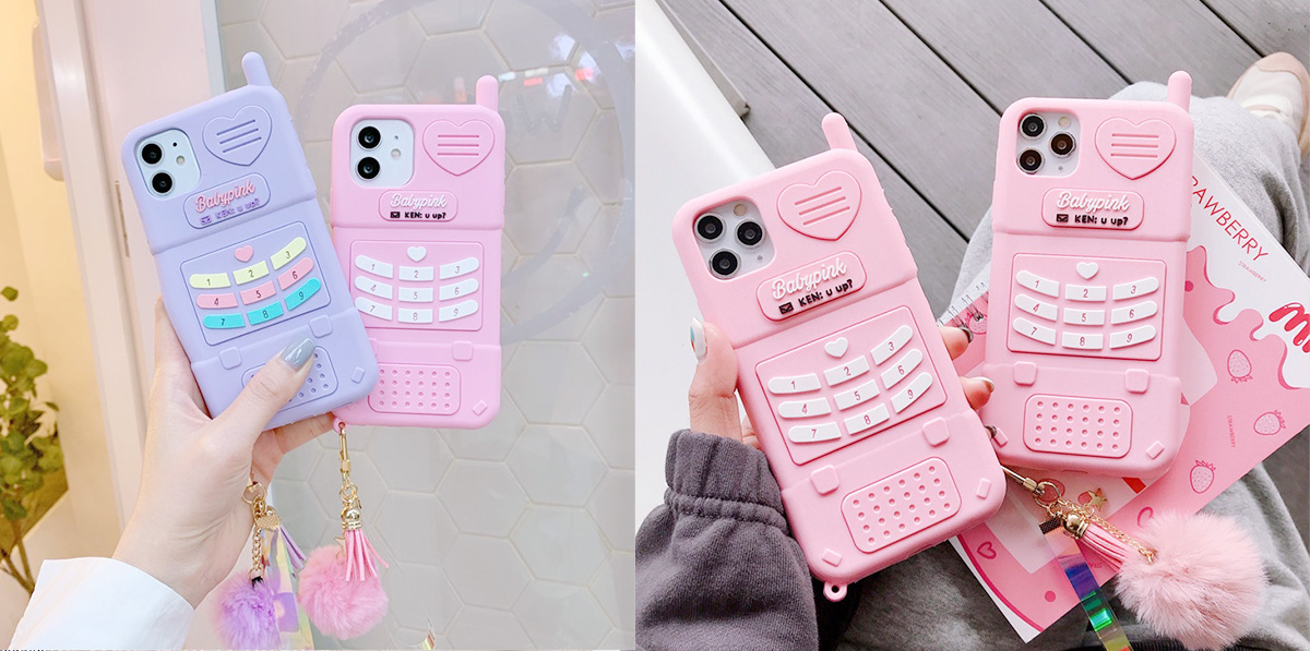 Pastel Pink & Lavender 00's Cell Phone Case