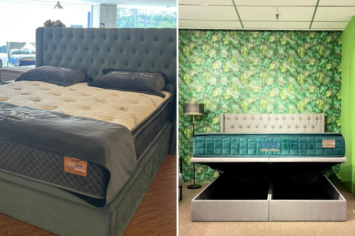 Detense Arcticsilk Cooling Mattress (left) & Chiro+ (right)