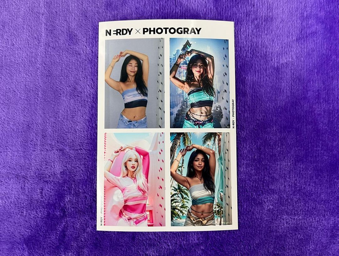 Photo booth at the NERDY Flagship Store