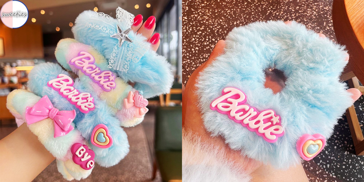 Barbie Candy Floss Scrunchie