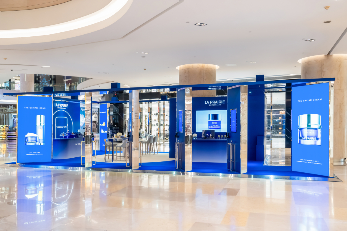 La Prairie Cobalt Immersion Pop-up at ION Orchard