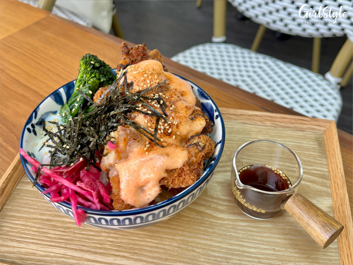 Cheesy Mentaiko Chicken Cutlet Donburi at Nico Cafe @ Wheelock Place