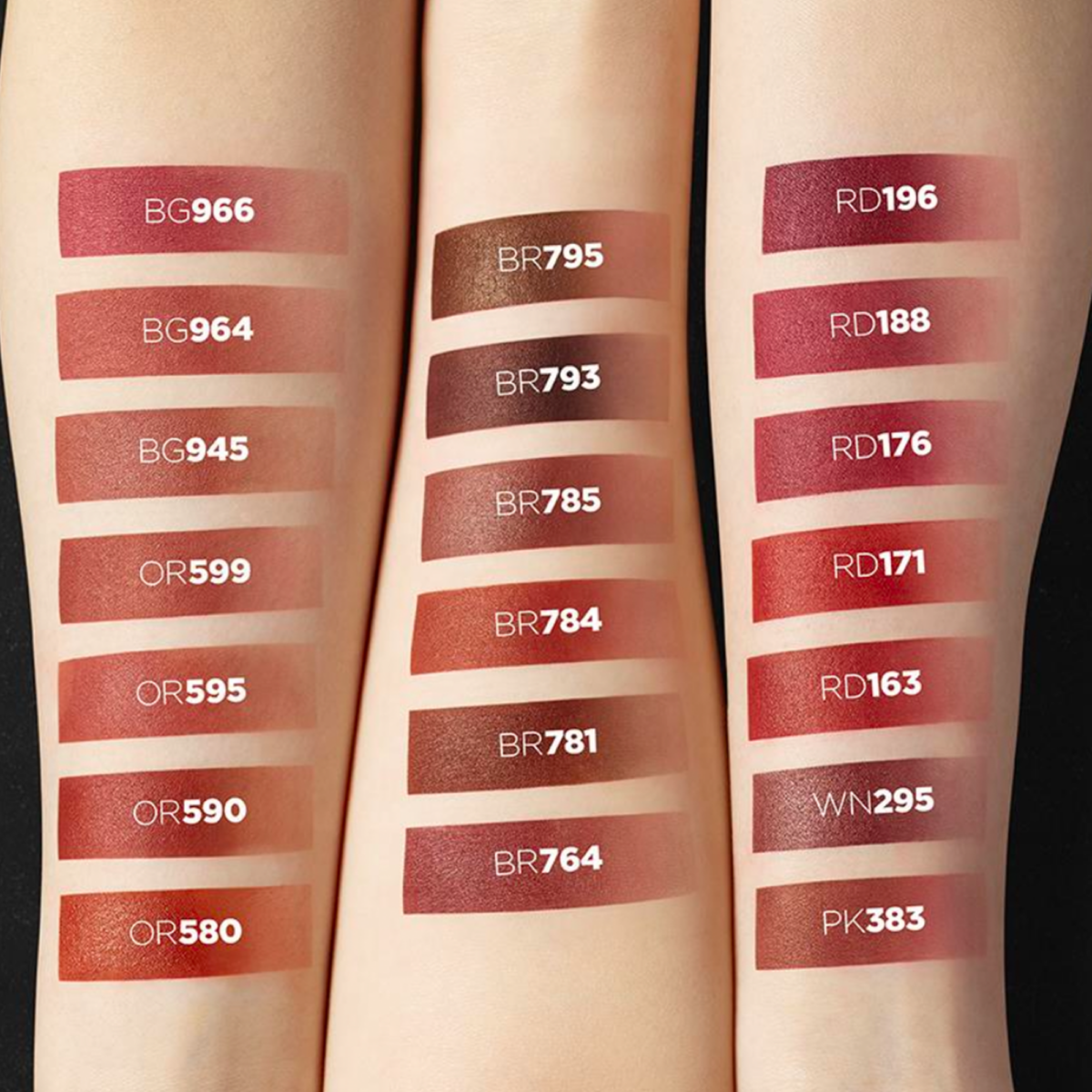 How the shades look on fair skin
