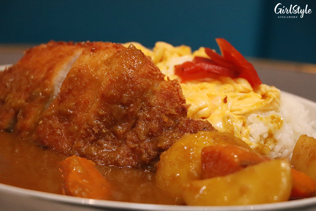 Tori Katsu Omu Curry Rice
