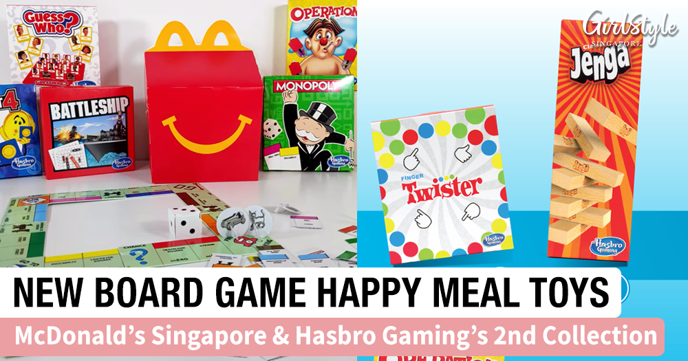 McDonald's Hasbro Board Game Happy Meal Toys In Singapore
