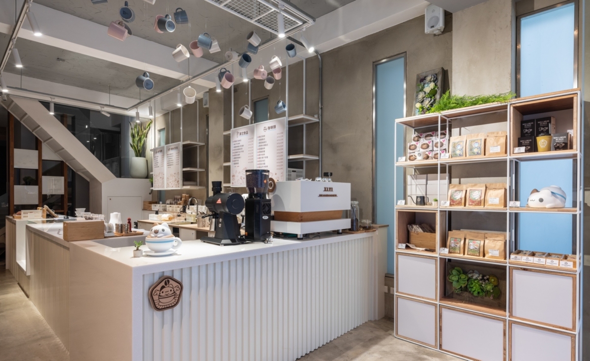 Foam Cat Café Interior