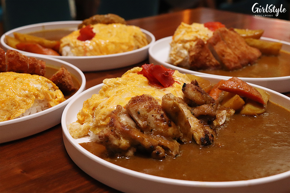 Tori Omu Curry Rice