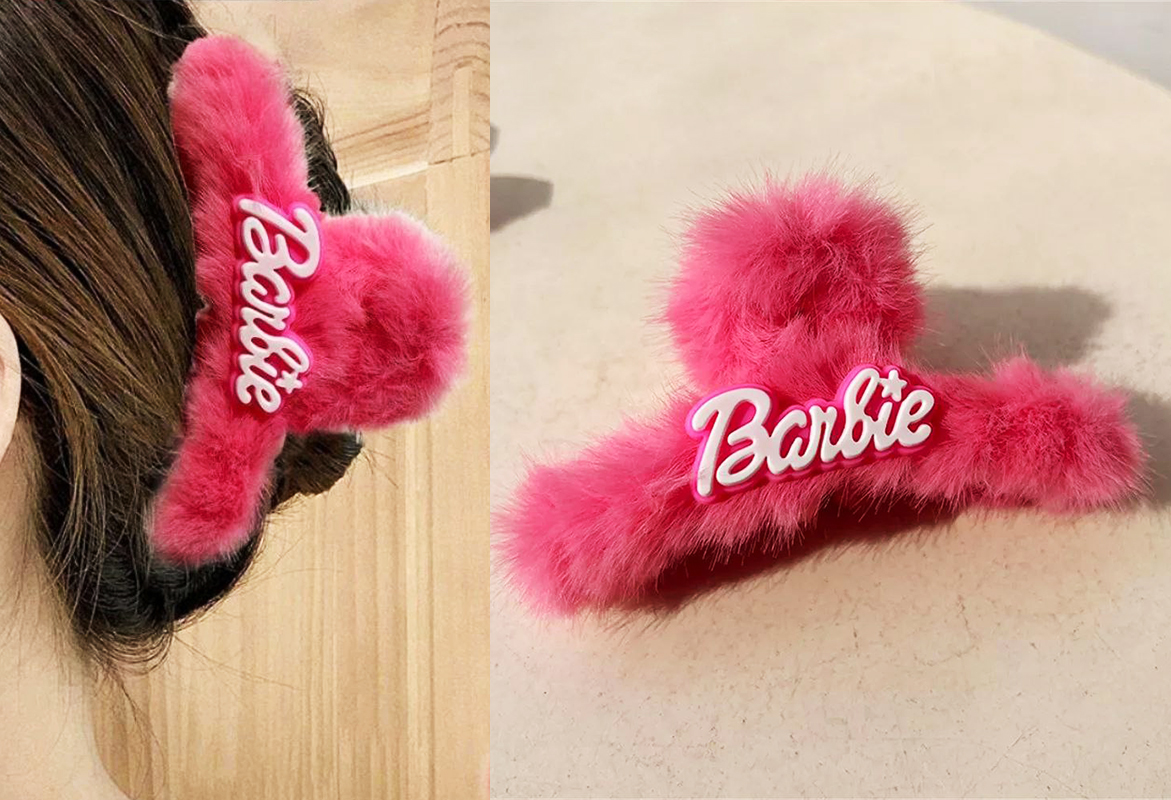 Barbie Hot Pink Claw Clip