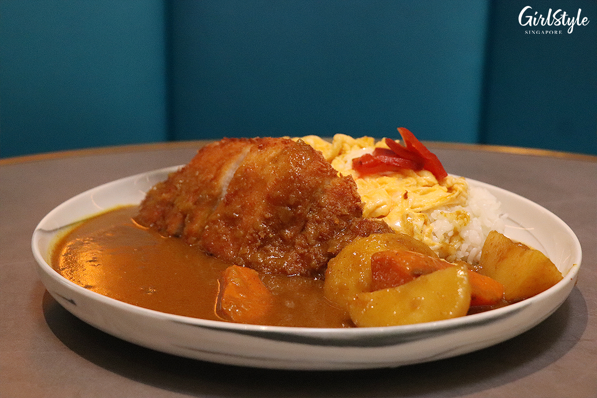 Tonkatsu Omu Curry Rice