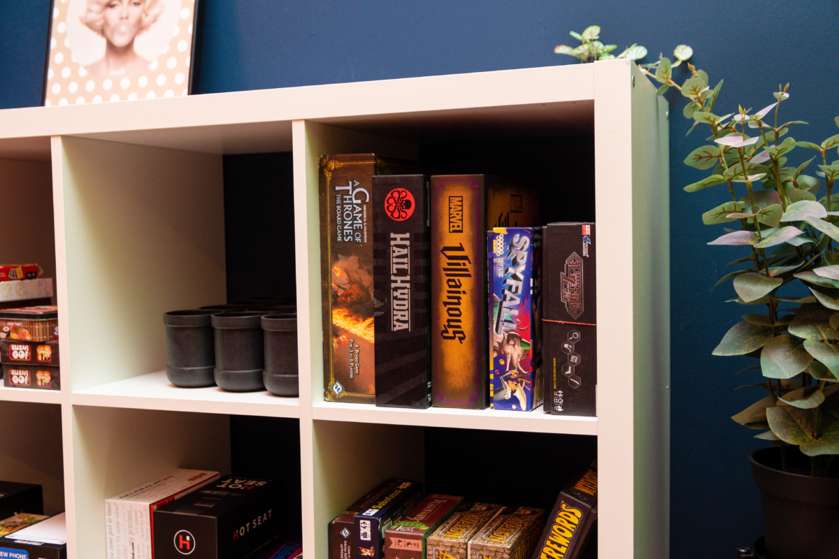 Board games at Lazy Potato