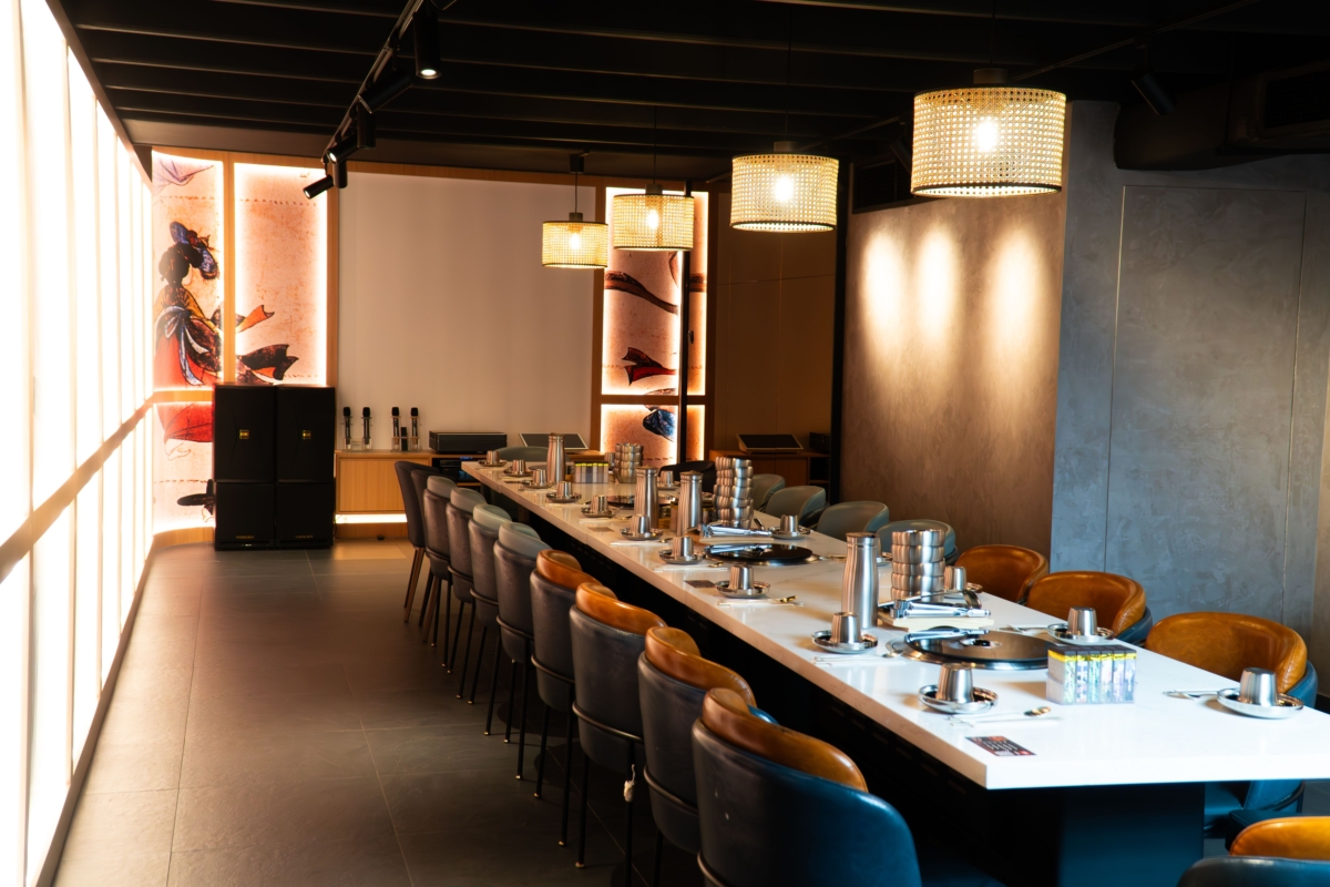 OMMA Korean Charcoal BBQ Interior