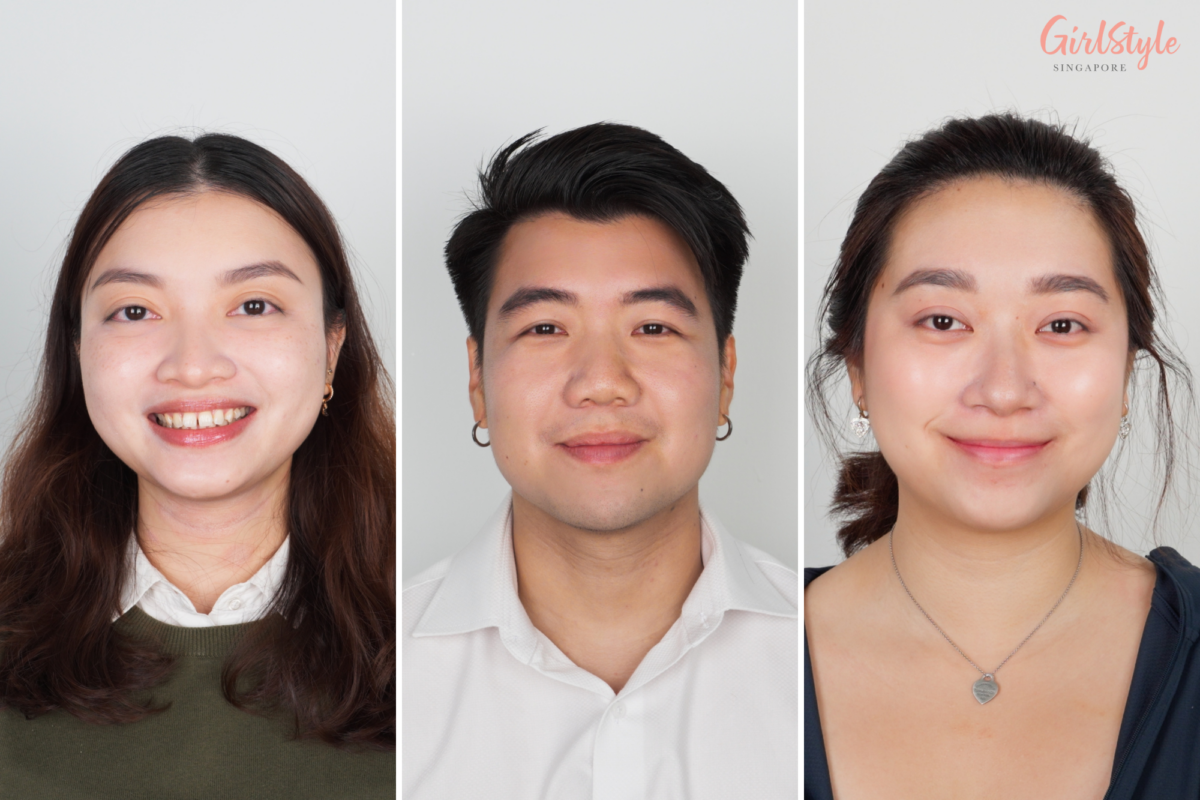 Our final looks after using the sunscreens from Chrono Beauty Color Tuning UV range