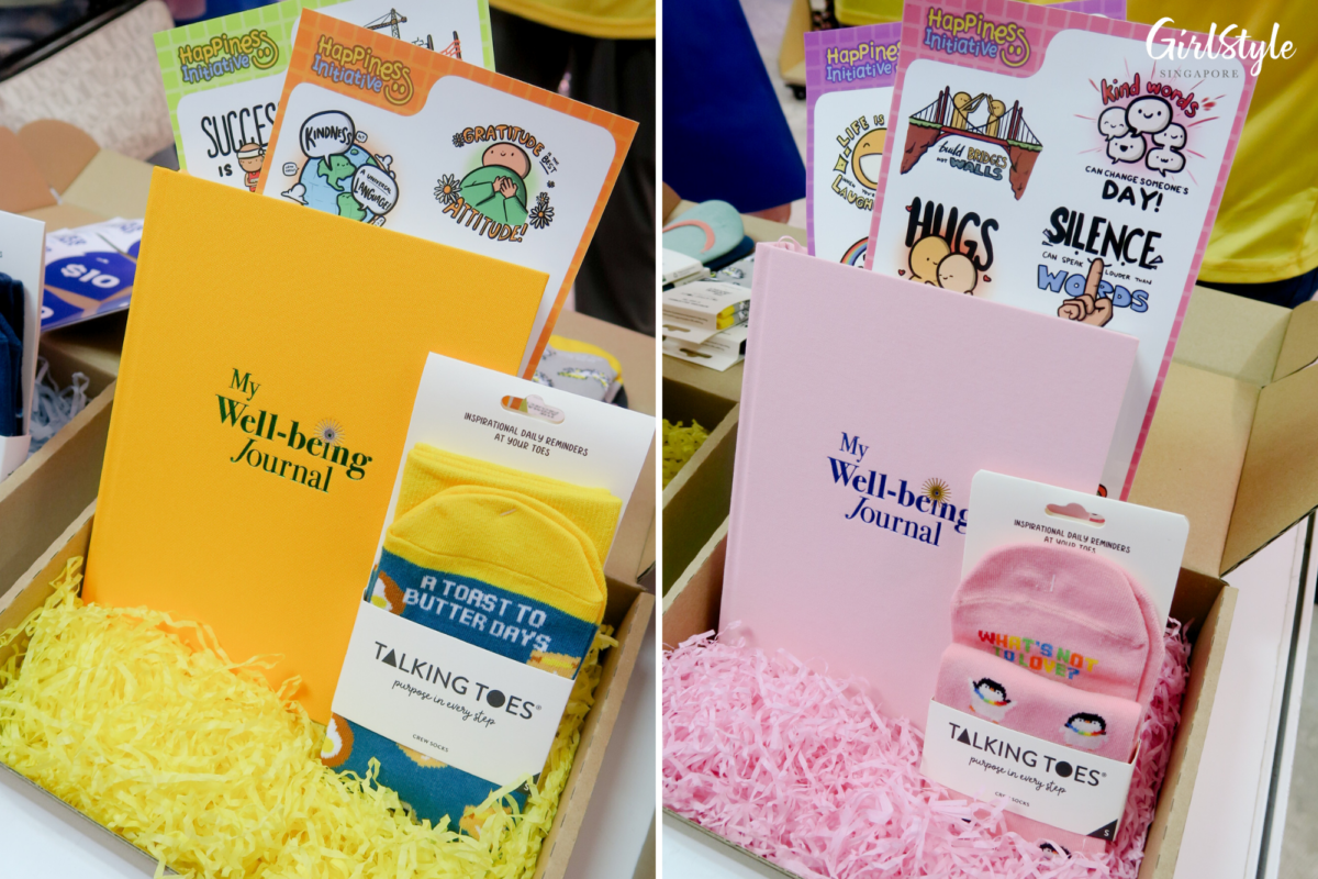 The “Happiness From Head to Toe Kit” by Happiness Initiative x Talking Toes