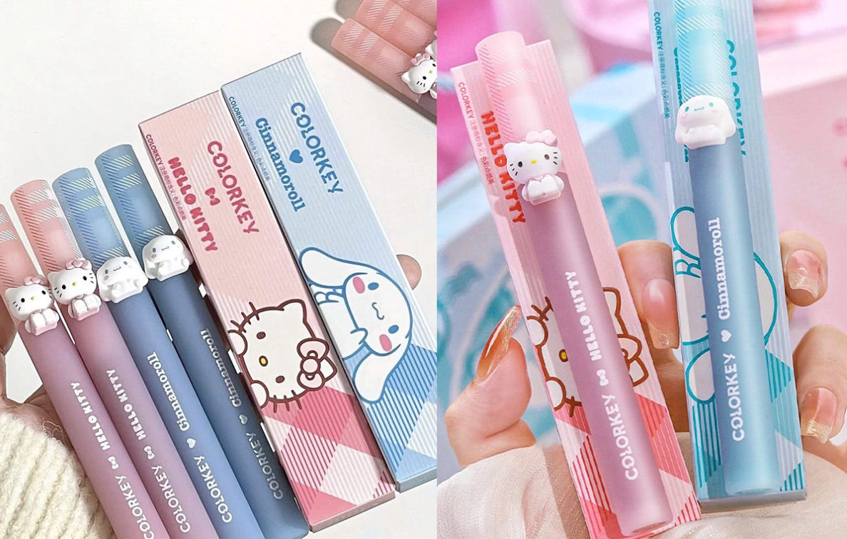 Colorkey x Hello Kitty x Cinnamoroll Airy Velvet Lip Lacquer