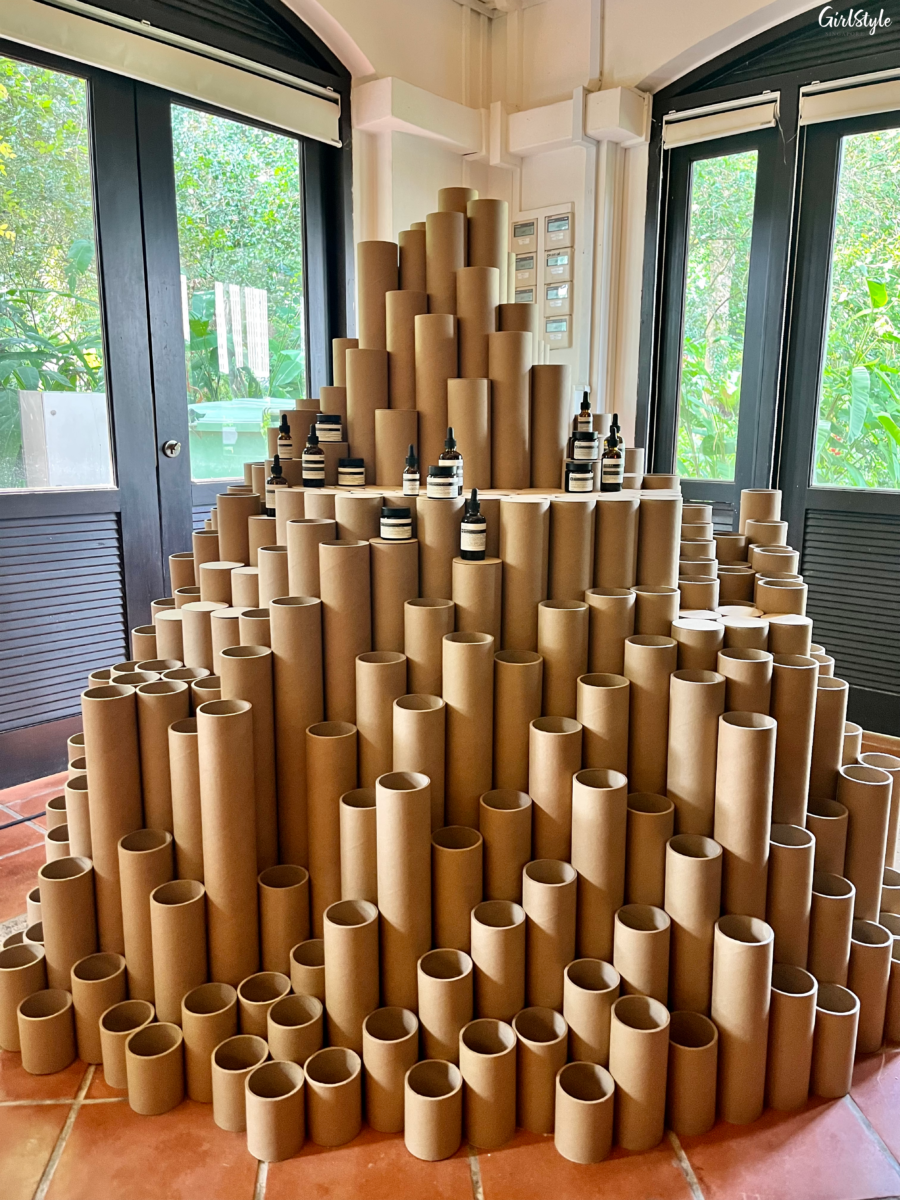 Aesop 'An artful encounter' installation