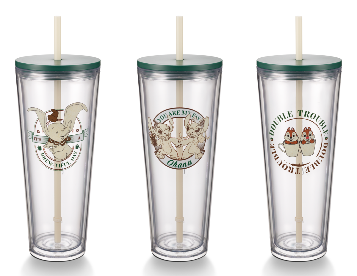 Cold Cups - Dumbo, Stitch and Angel, Chip and Dale