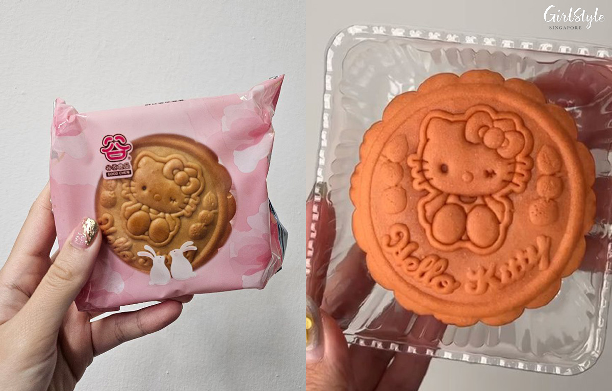 Double Yolk Lotus Paste With Melon Seed Mooncake & Fantastic Strawberry (Velvet Lotus Strawberry Lava Mooncake)