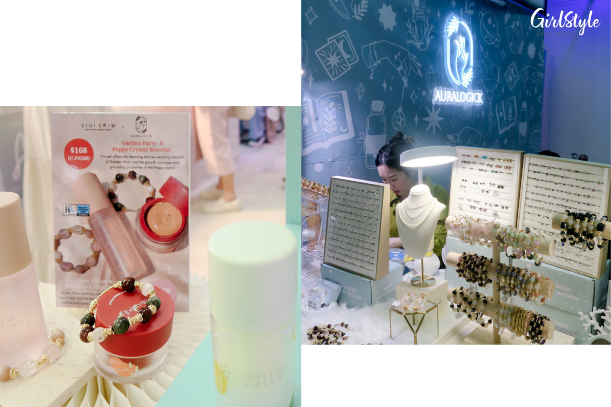 Garden Party & Poppy Crystal Bracelet by Sigi Skin x Auralogick