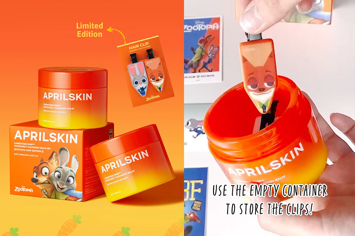 Aprilskin x Zootopia Carrotene IPMP Hydromelt Cleansing Balm