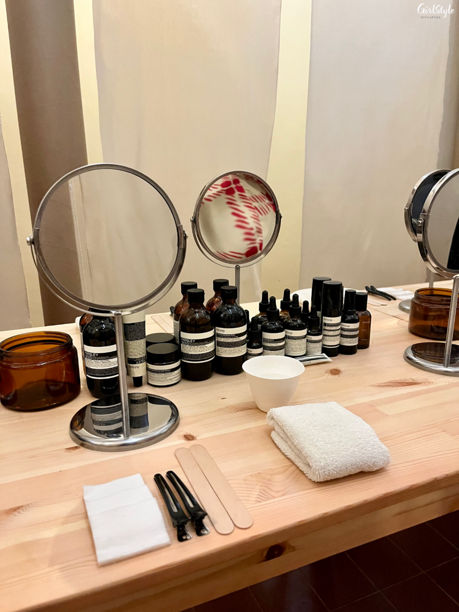 Aesop skincare workshop
