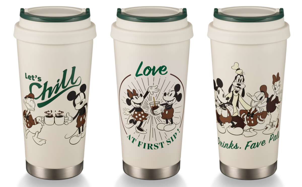 Stainless Steel Tumblers - Mickey and Donald, Mickey and Minnie, Mickey and Friends