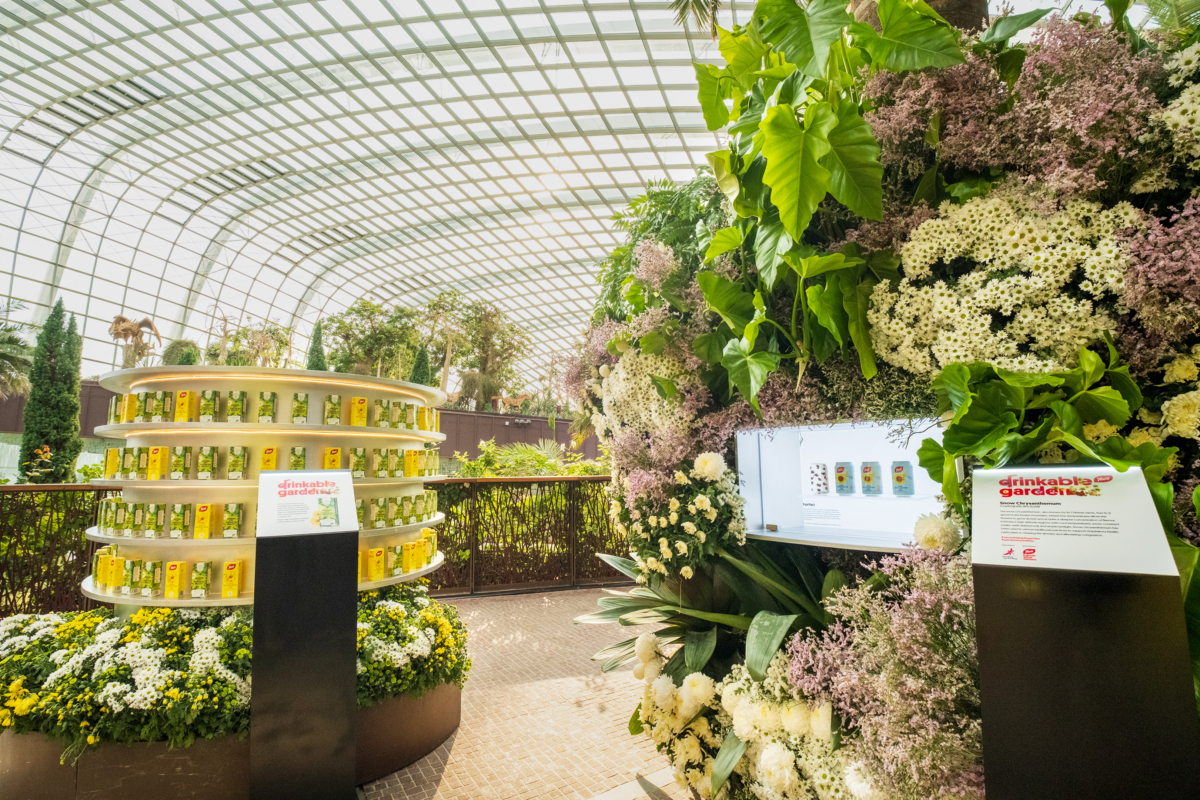 Yeo's Drinkable Garden at Gardens By The Bay