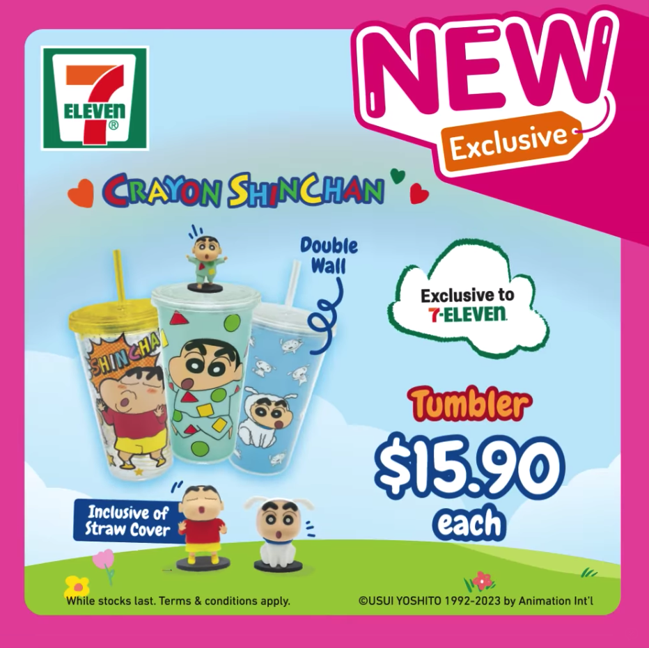 7-Eleven Crayon Shin-Chan Tumblers