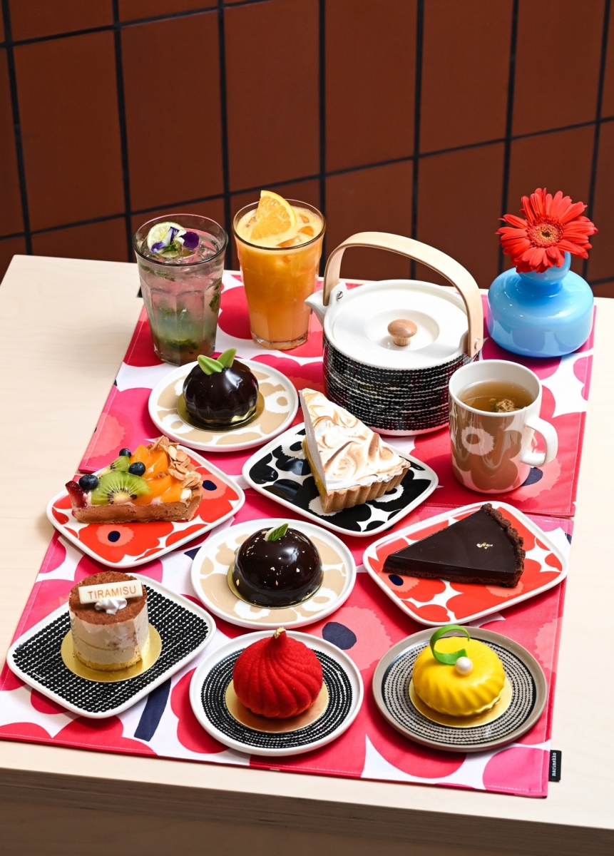 Desserts at Marimekko Cafe