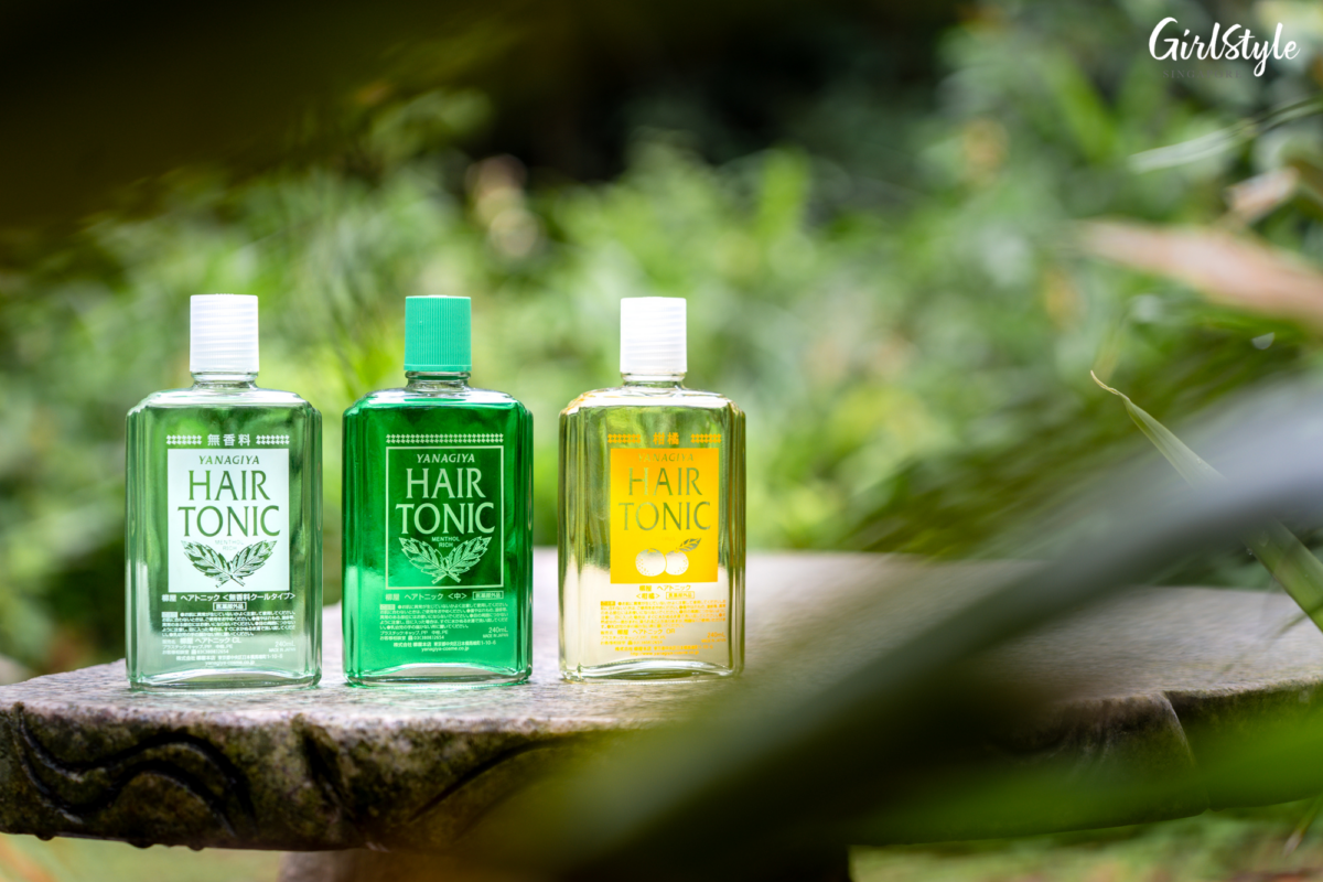 YANAGIYA’s Hair Tonic: Fragrance-Free with Cool Type, Extra Cooling & Citrus