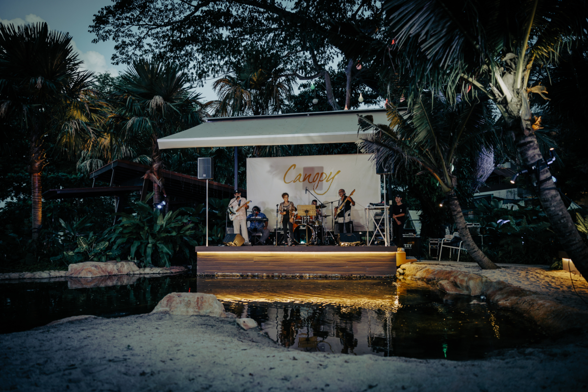 Live band every Friday and Saturday at Canopy Changi Village