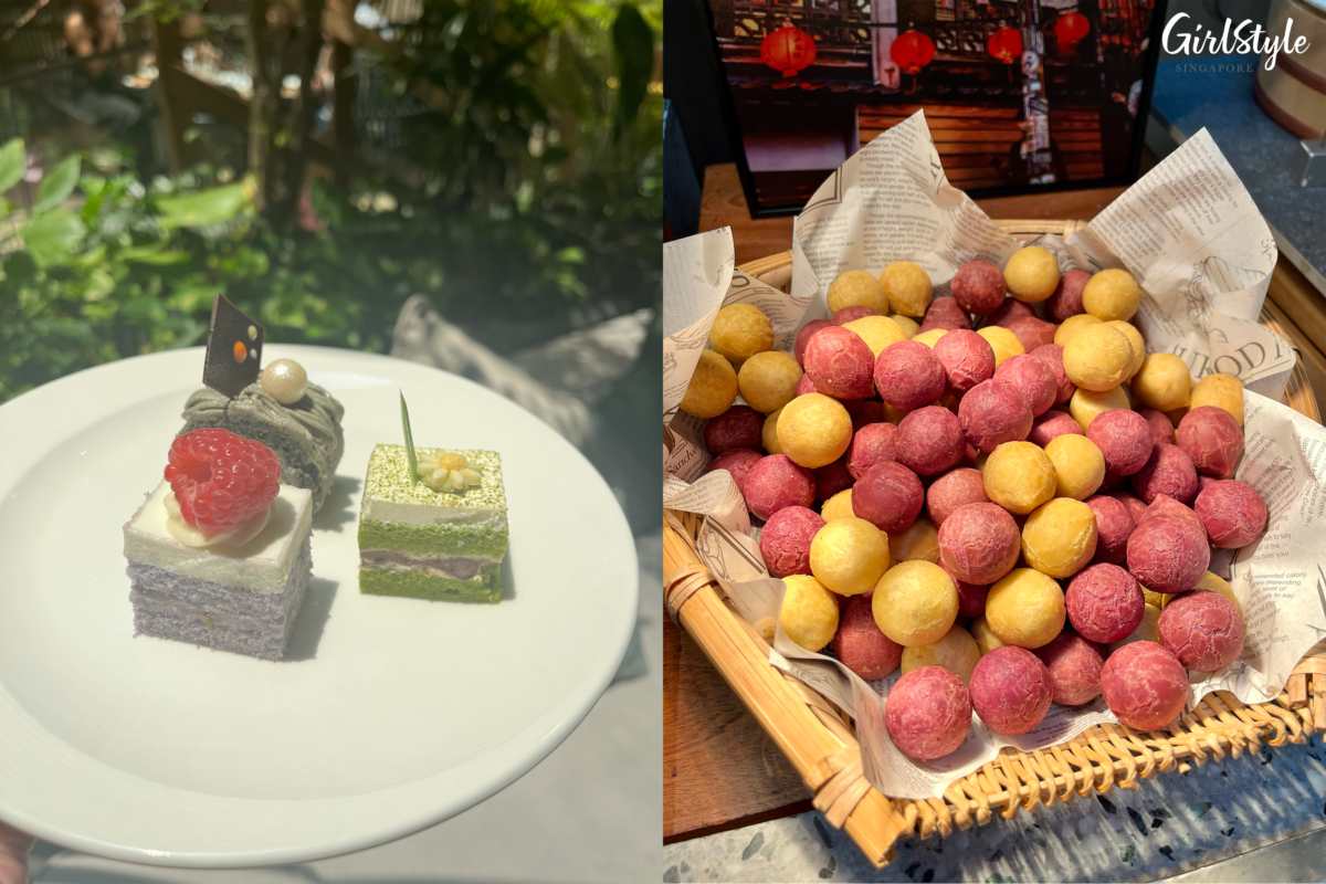 Assorted Cakes and Sweet Potato Balls