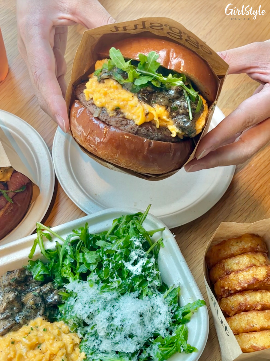 Truffle Sandwich with Beef Patty at Eggslut