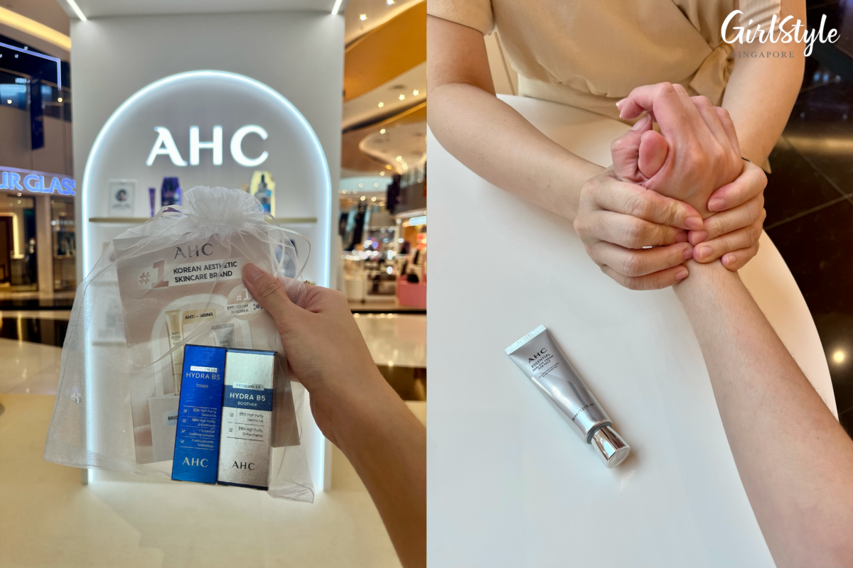 Complimentary hand massage and AHC skincare gift - AHC Pop-Up at VivoCity