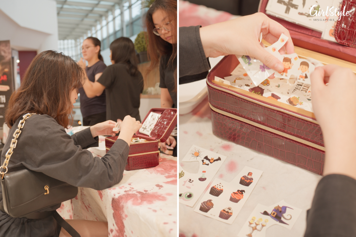 Get temporary tattoos at the Makeover Booth once you’re done with the maze