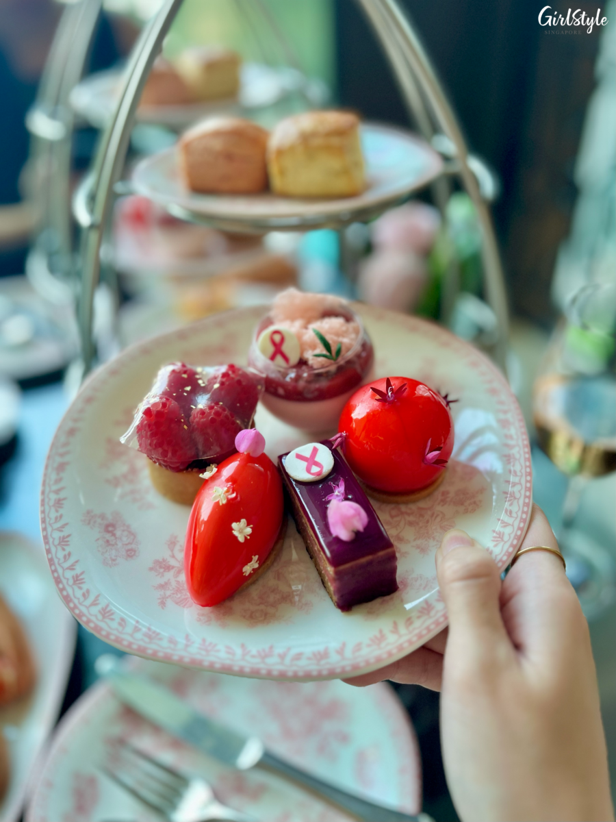 Pink High Tea Sweets
