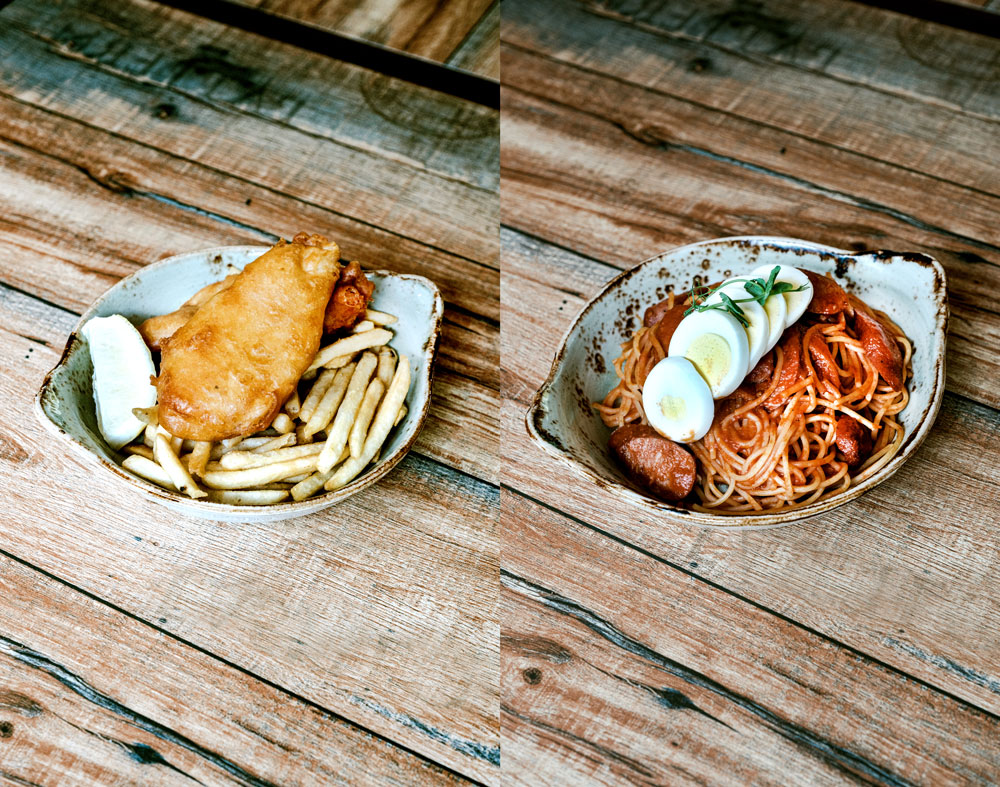 Fish & Chips and Pasta Kids Meals at Canopy Changi Village
