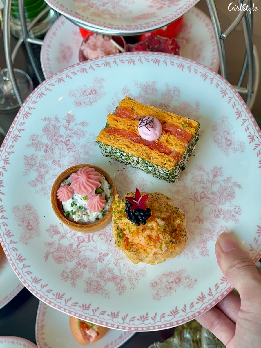 Pink High Tea Cold Savouries