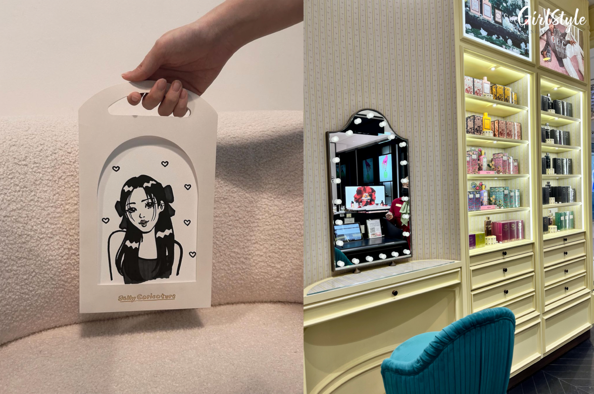 Complimentary makeovers and caricature drawing by Jelly Caricature