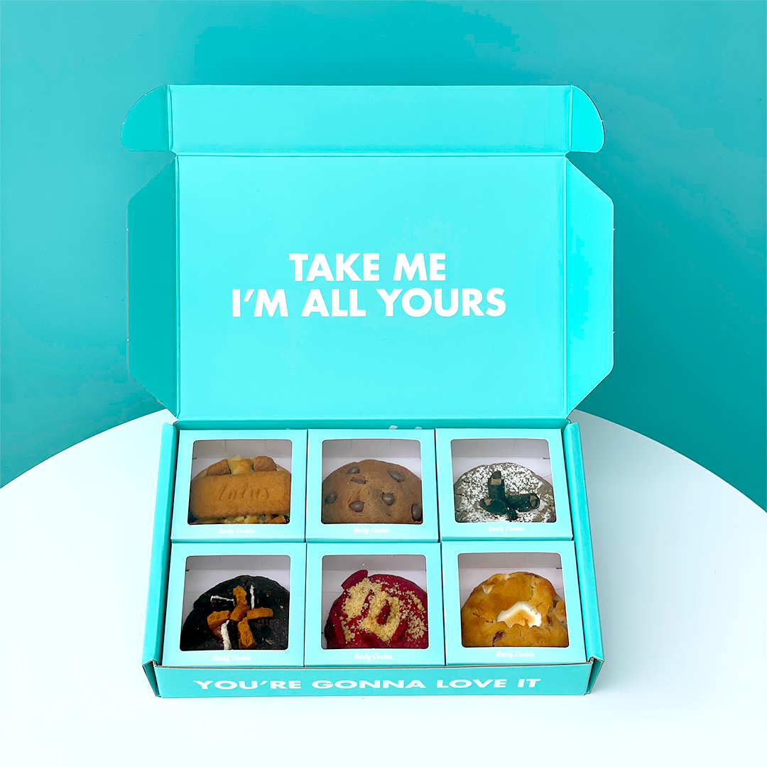 Nasty cookie box of 6