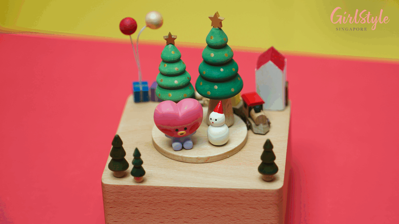 The BT21 Festive Musical Box, featuring TATA