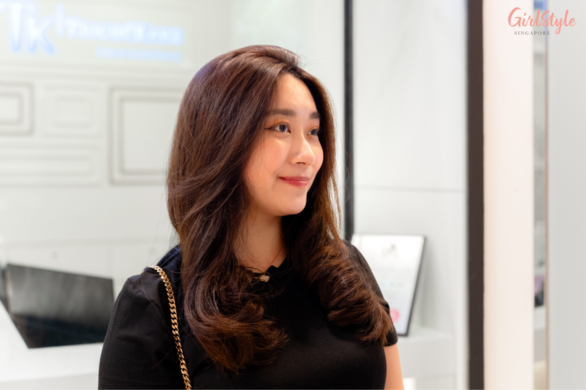 Kristy went for TK TrichoKare’s Award-Winning Scalp Purifying Therapy, her hair is in great condition after the treatment