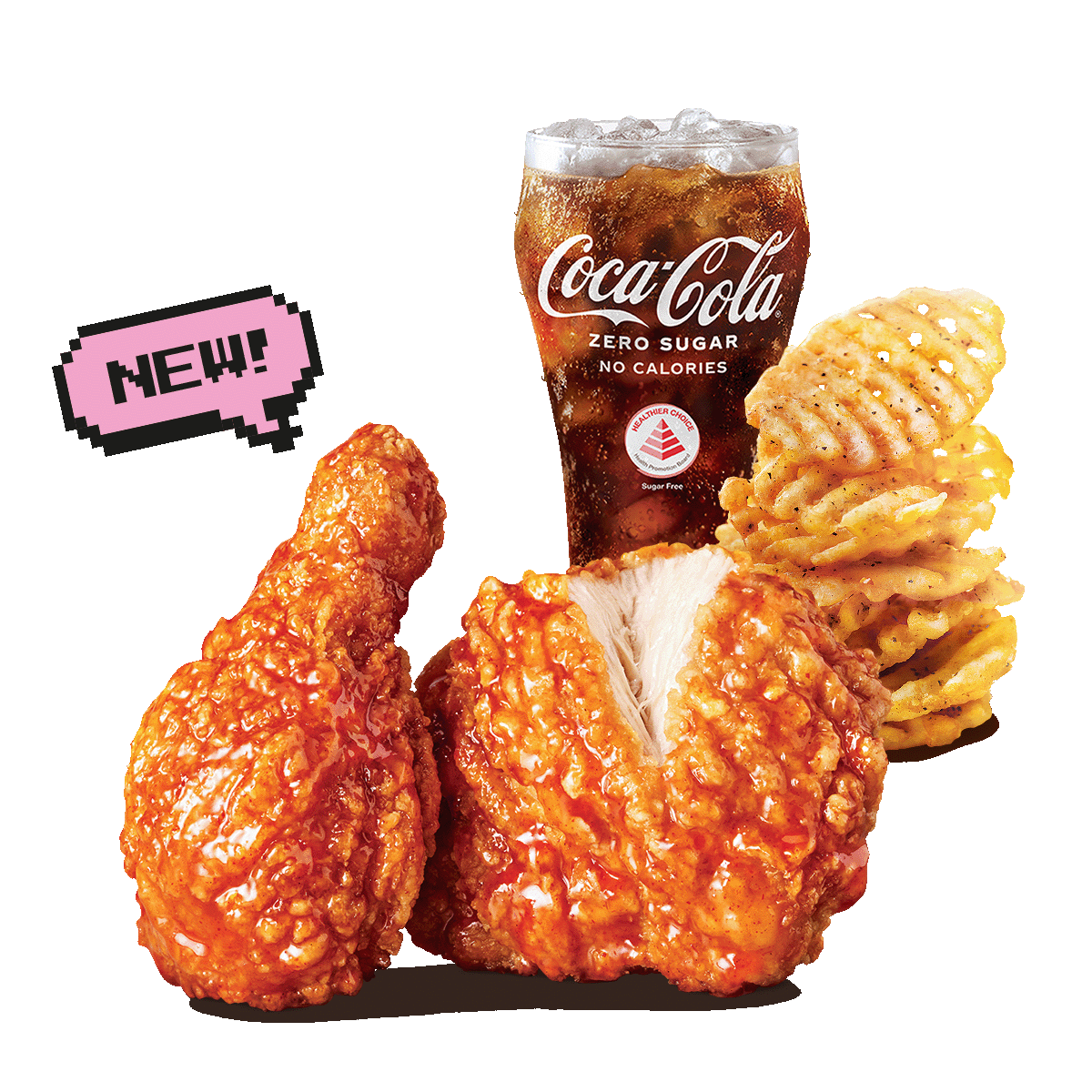 McDonald’s X NewJeans K-Sweet & Spicy Chicken McCrispy (2pcs) with Criss Cut Fries
