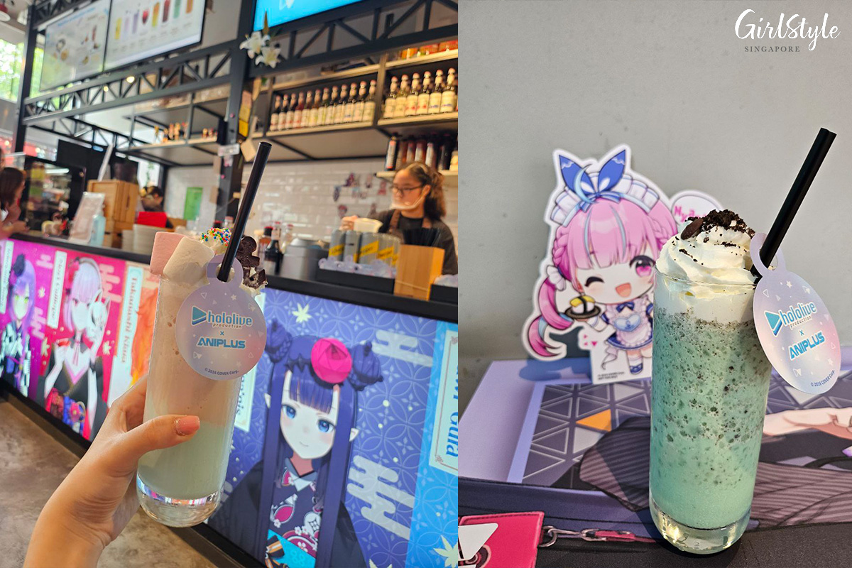 Aqua's Cotton Candy Milkshake & Gura's Mint Chocolate Milkshake