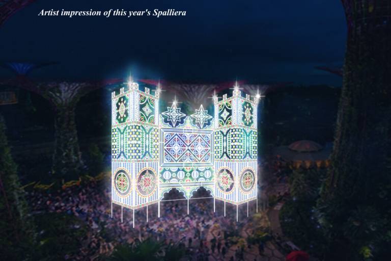 Artist's impression of Spalliera at Christmas Wonderland 2023
