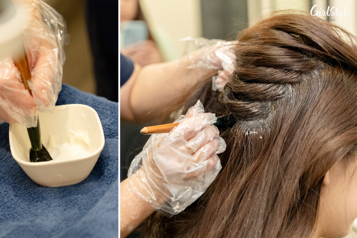 The hair masque that was customised for Kristy