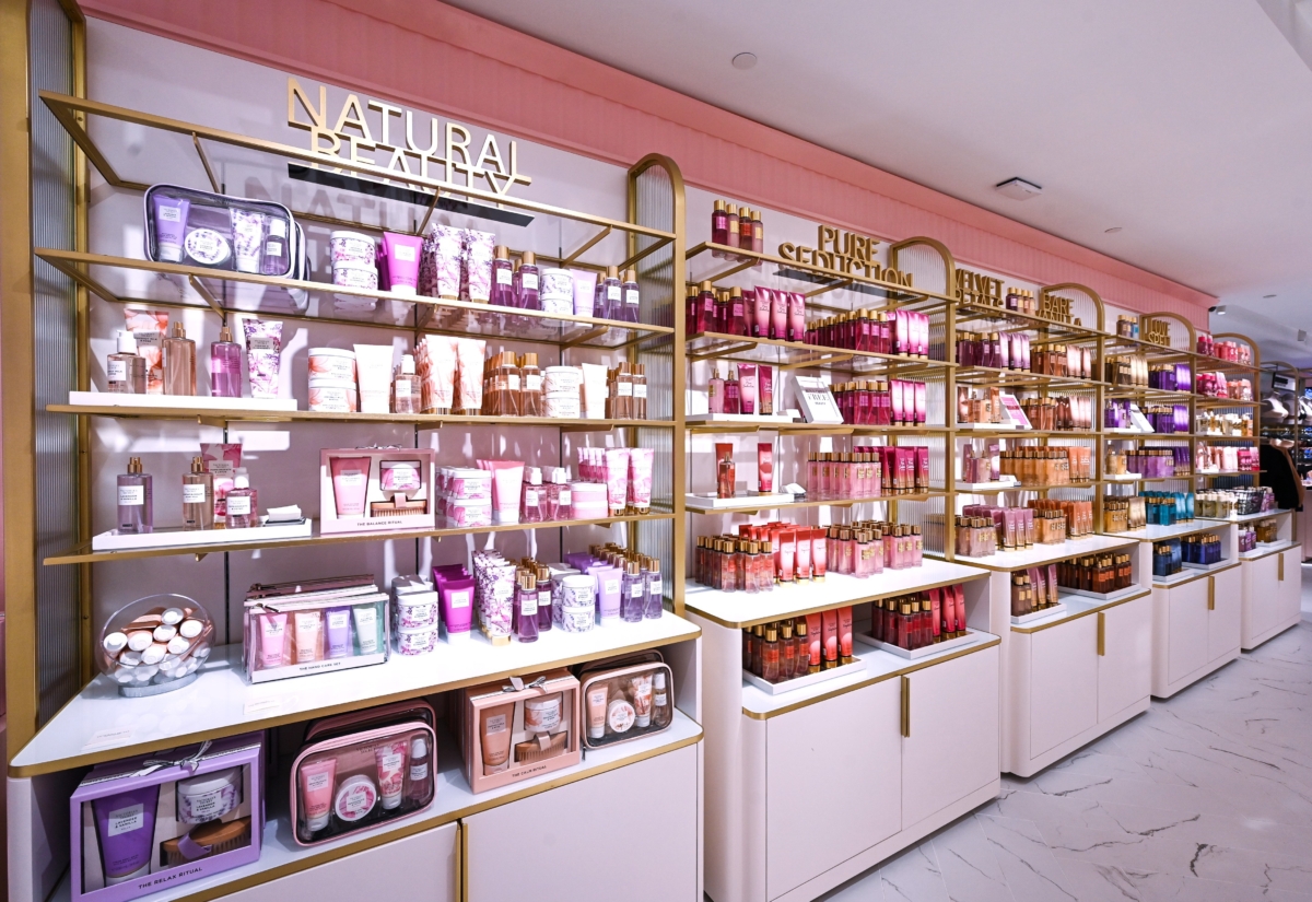 Victoria's Secret Beauty fragrances, scents, and mists at the ION Orchard store